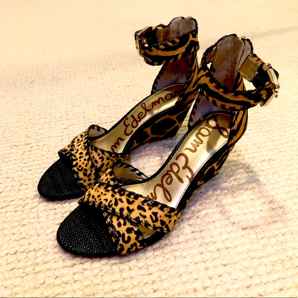 Sam Edelman Wedge Sandals 5.5